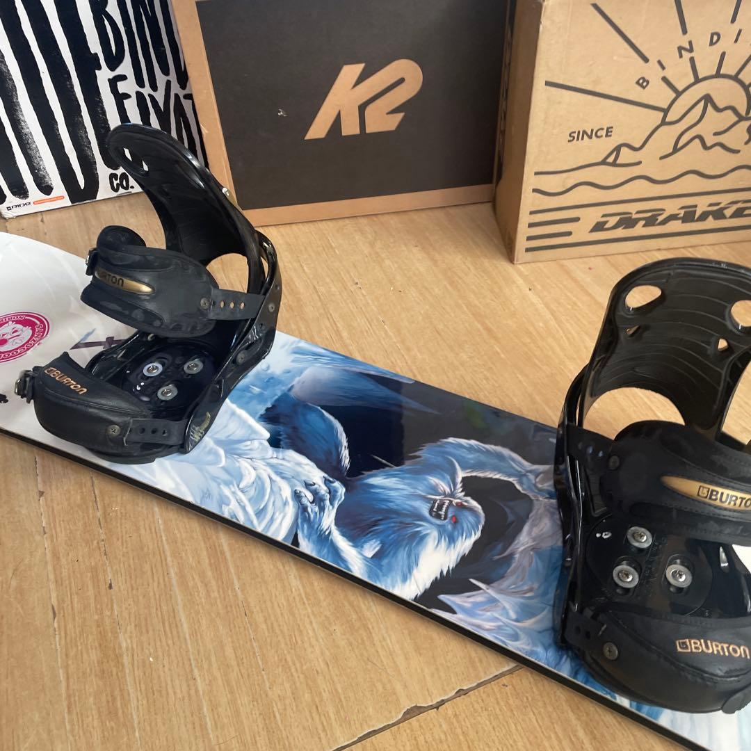 BURTON　バートン　スノーボードセット　ショーンホワイトモデル