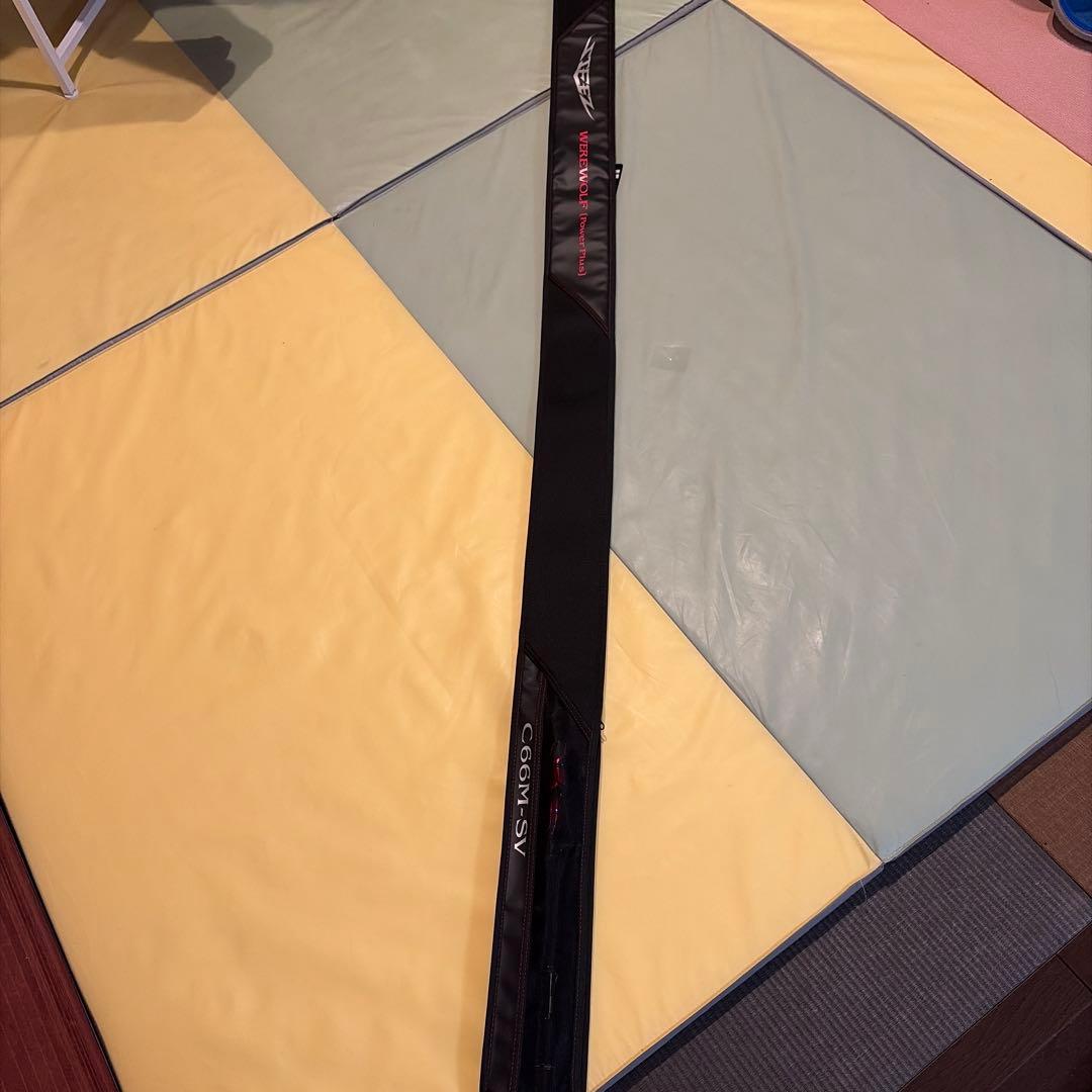 WEREWOLF C66M-SV バスロッド。値下げしました。