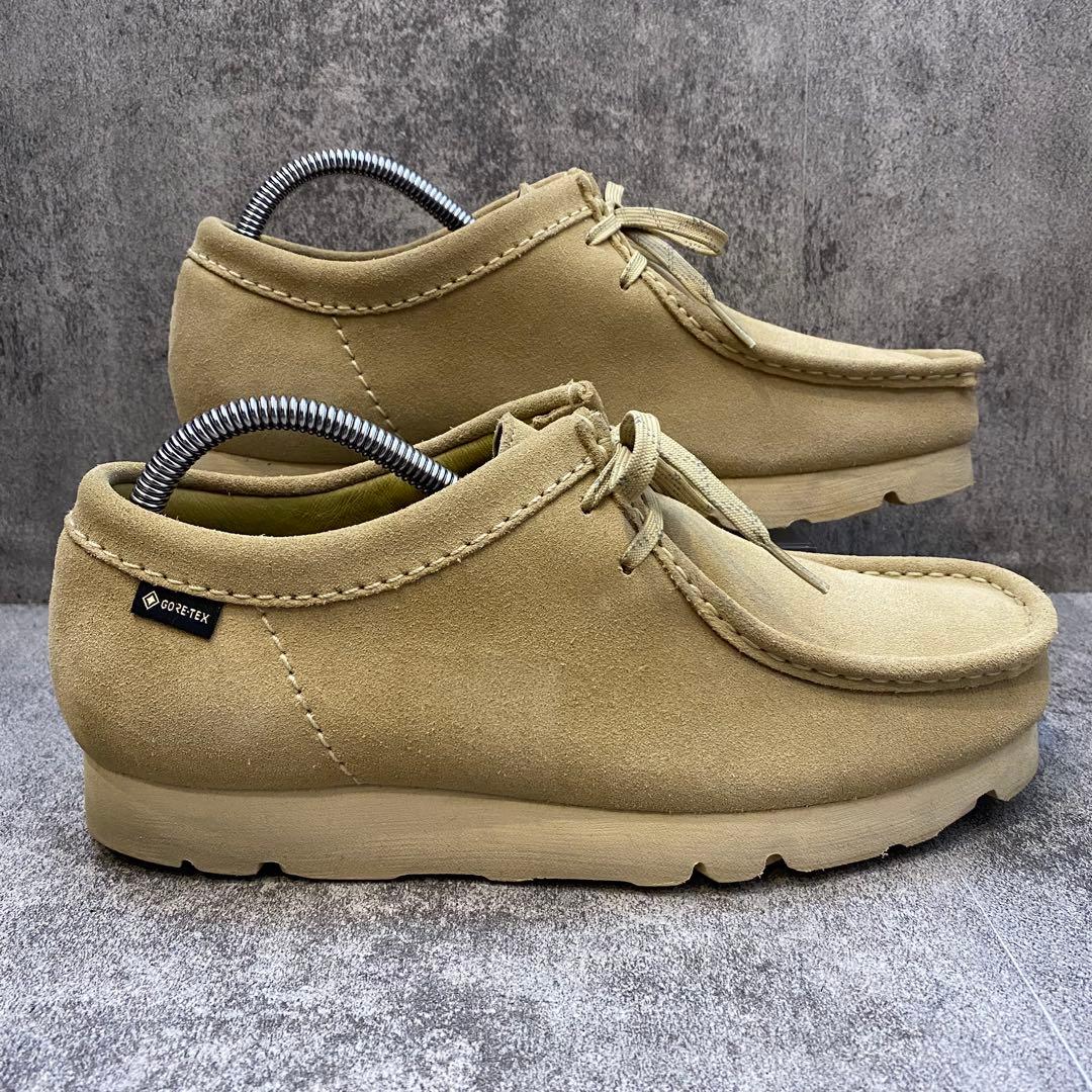 ✨人気✨クラークス CLARKS ワラビーGTX【25.5】メープル 箱替紐付き