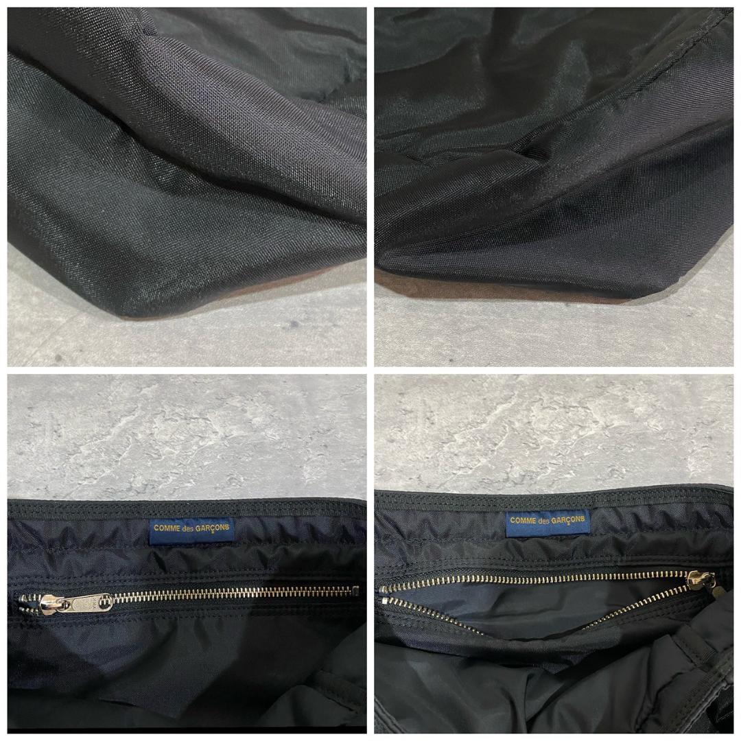 『ポーター×コムデギャルソン』 ナイロンショルダーバッグ