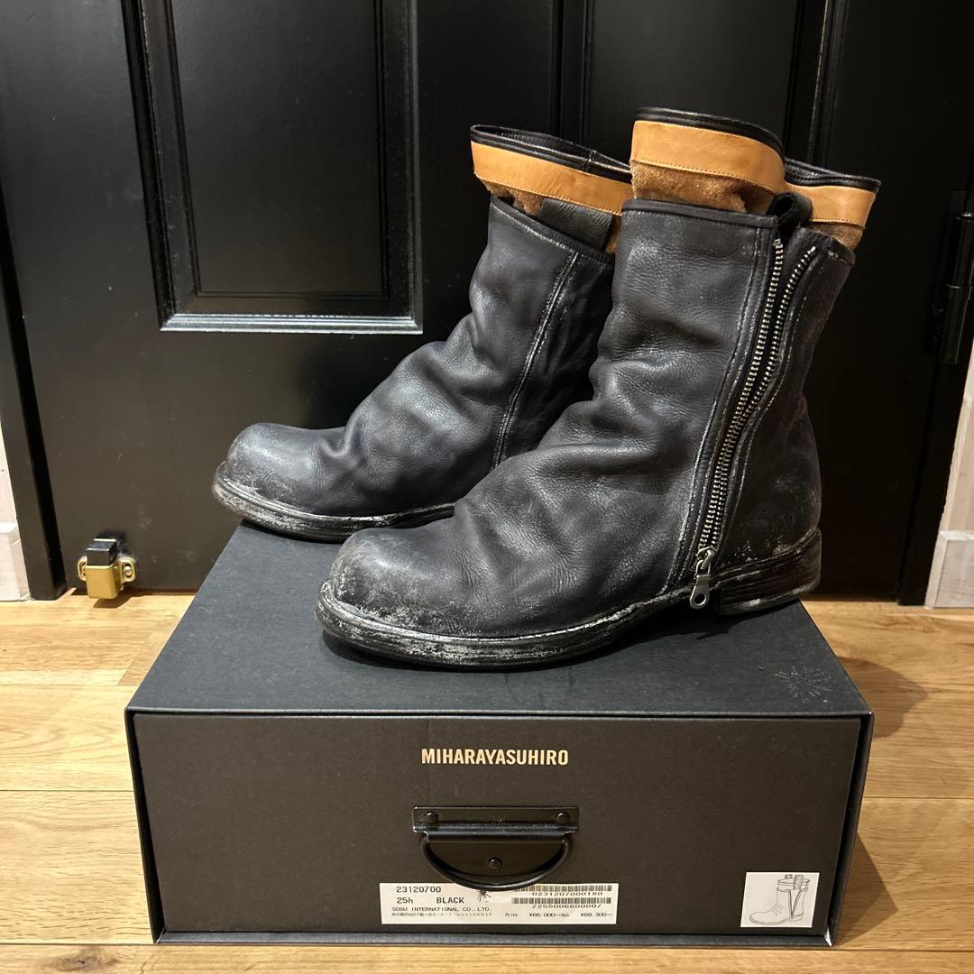 靴 AW09 MiharaYasuhiro Double Layered Boots