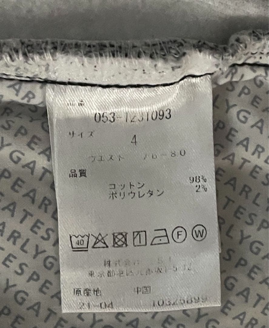 PEARLY GATES 防寒　裏起毛　4 パーリーゲイツ　千鳥格子　アメリカ