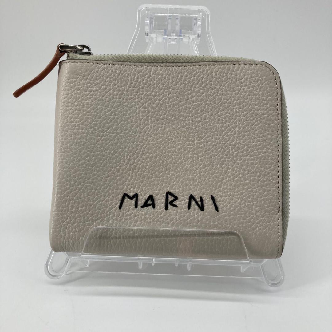美品✨現行 マルニ ミニウォレット ケース カードケース 刺繍ロゴ