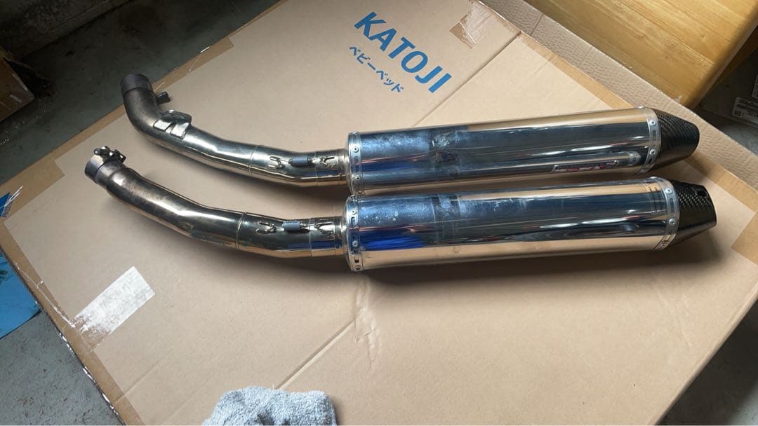 VTR SP2 USヨシムラ　マフラー 転倒スリキズあり　排気漏れ　破れなし