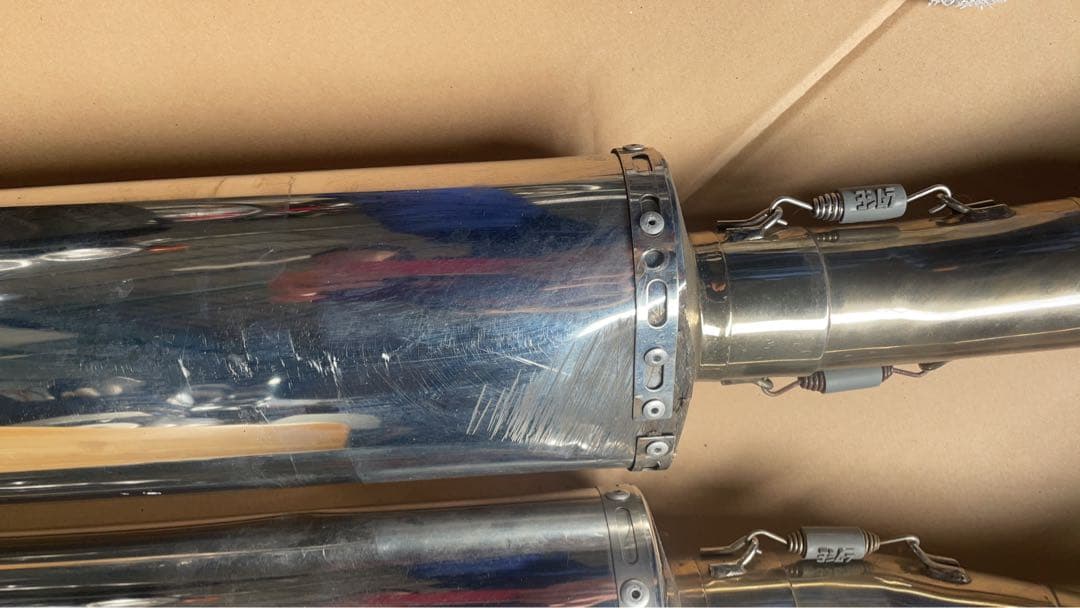 VTR SP2 USヨシムラ　マフラー 転倒スリキズあり　排気漏れ　破れなし