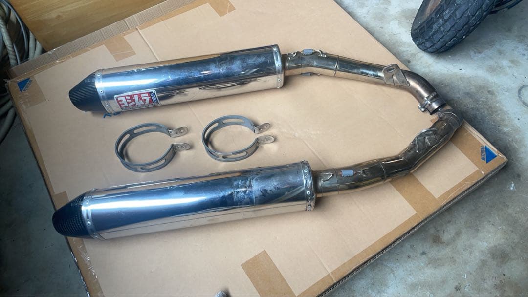 VTR SP2 USヨシムラ　マフラー 転倒スリキズあり　排気漏れ　破れなし