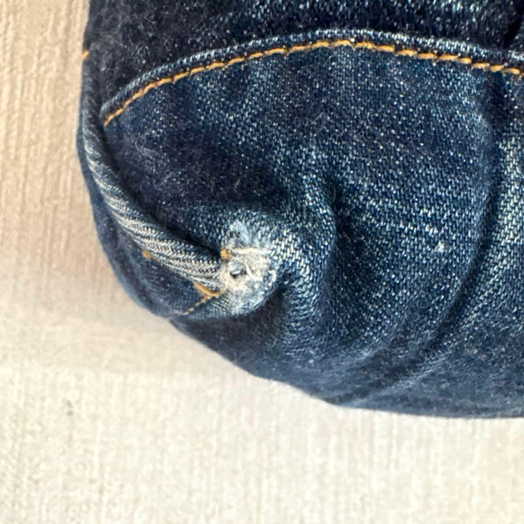 ワンピースオブロック　デニムハンドバッグ　日本製