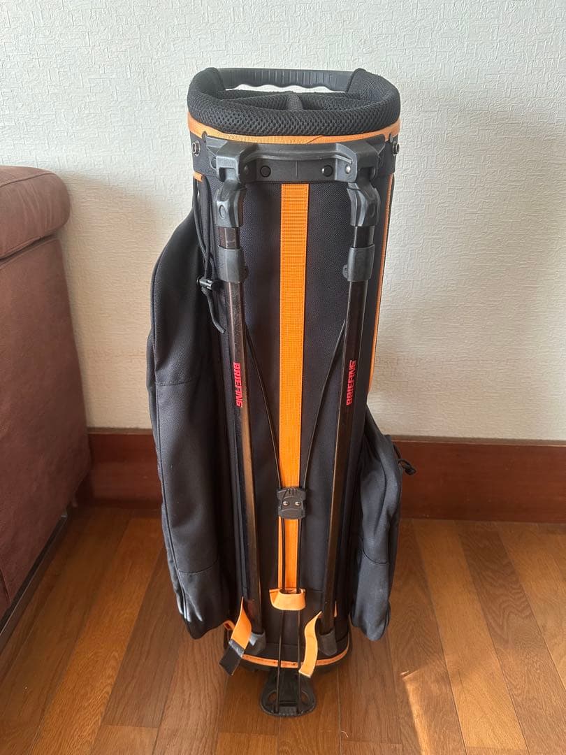 BRIEFING キャディバッグ ブラック/オレンジ