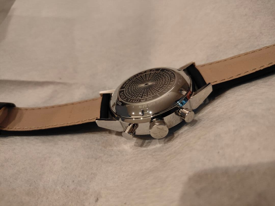 m*o様 HAMILTON パンダ未使用自動巻時計★★定価35万円