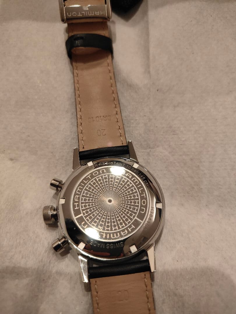 m*o様 HAMILTON パンダ未使用自動巻時計★★定価35万円