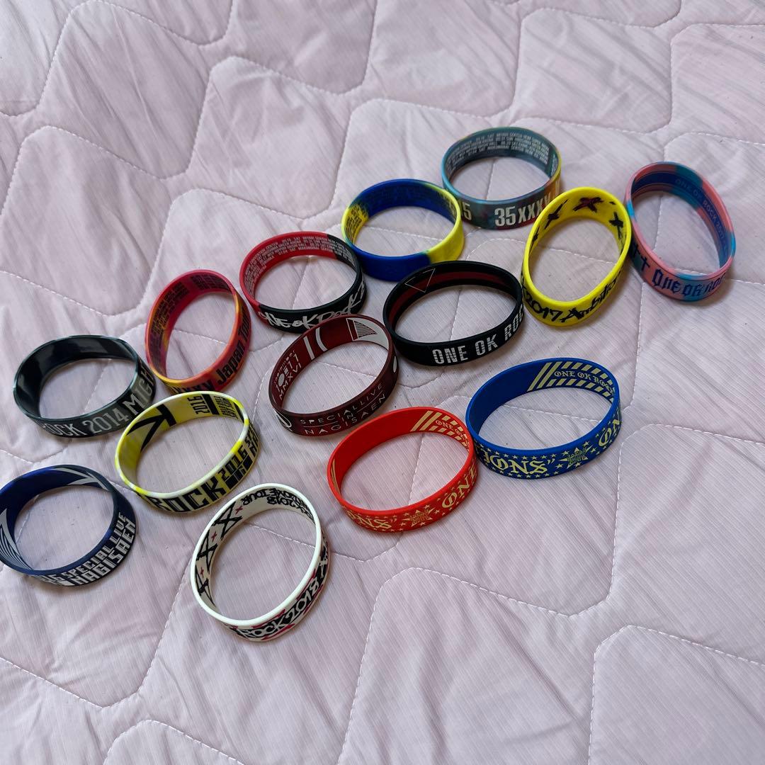 ワンオクロック ラバーバンドまとめ売り 14個セット 2015～2018