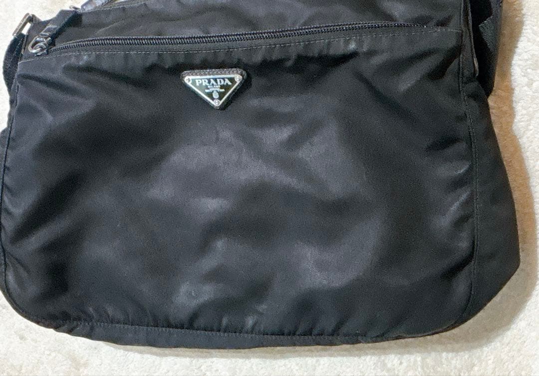 PRADA ショルダーバッグ　黒　ナイロン　1BC421 ギャランティカード付