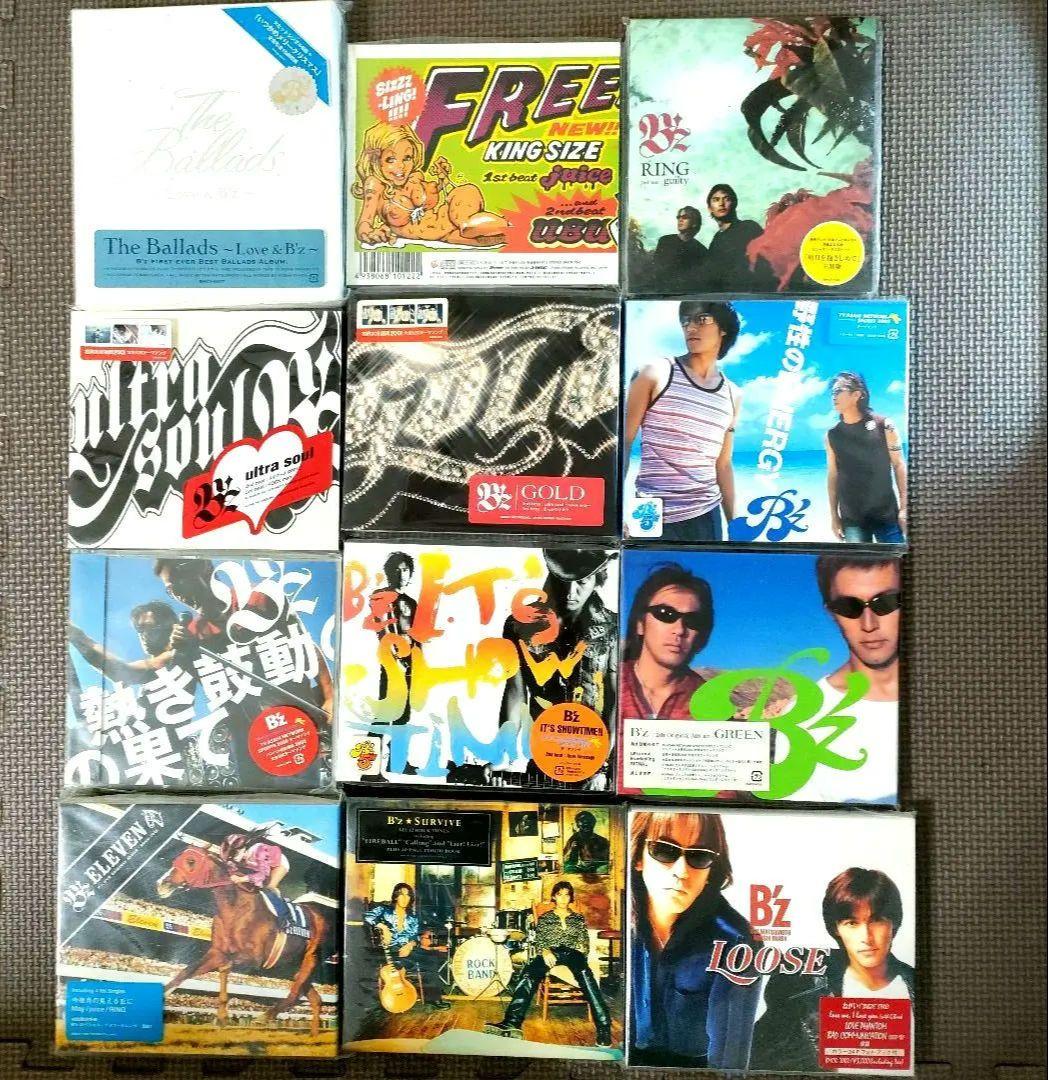 新品 B'z CD12枚セット アルバム シングルまとめ売り