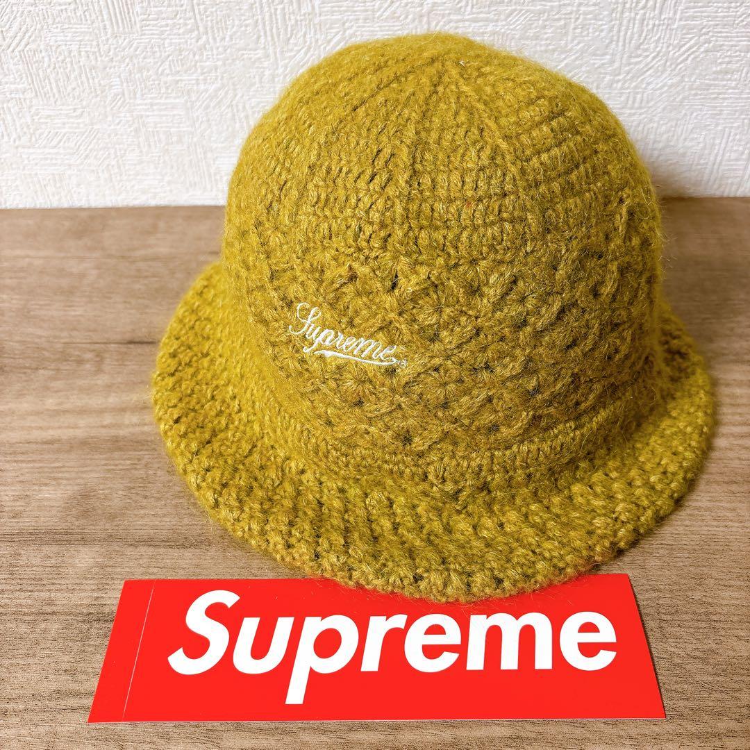 正規品　Supreme バケットハット　帽子 モヘア　ウール　ブラウン