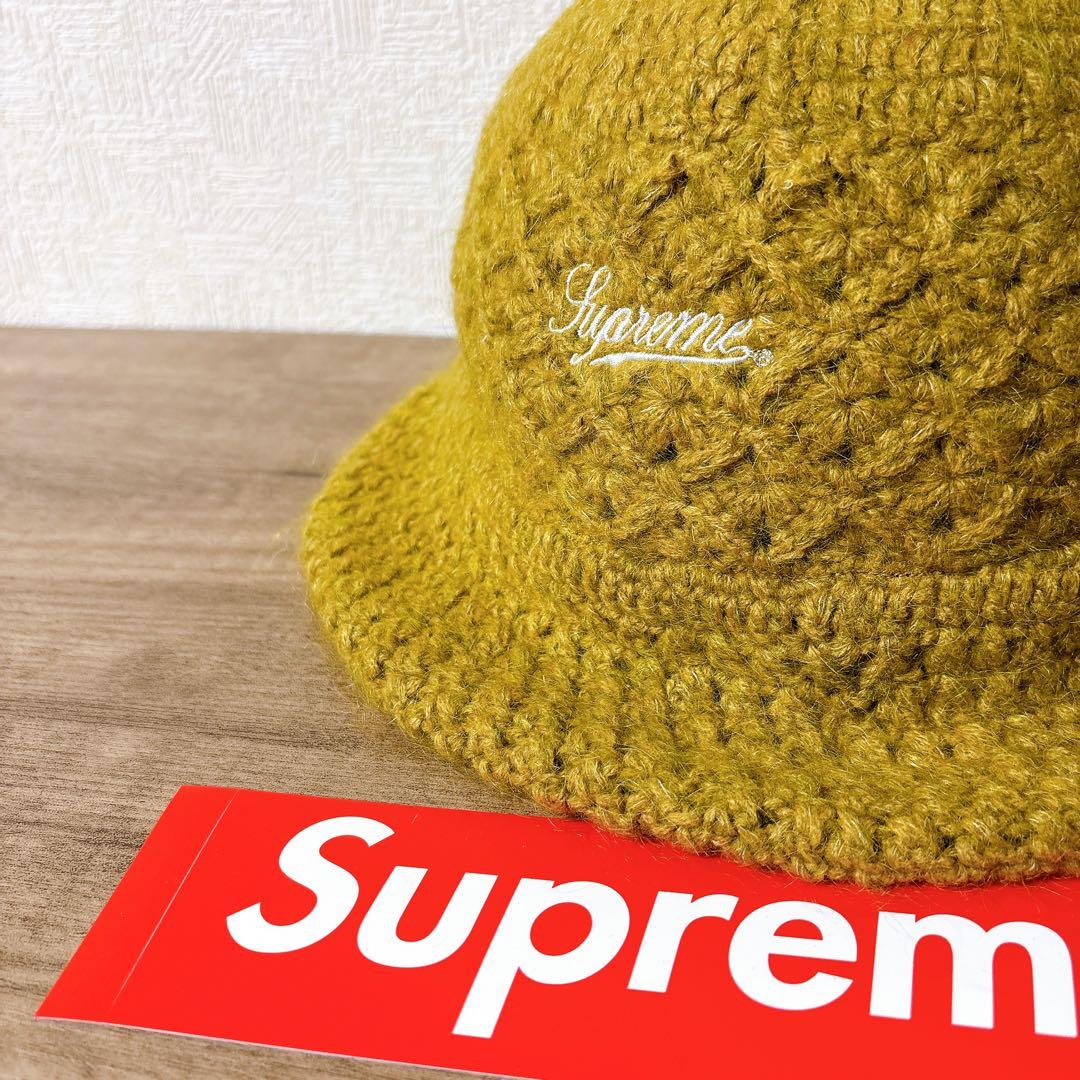 正規品　Supreme バケットハット　帽子 モヘア　ウール　ブラウン