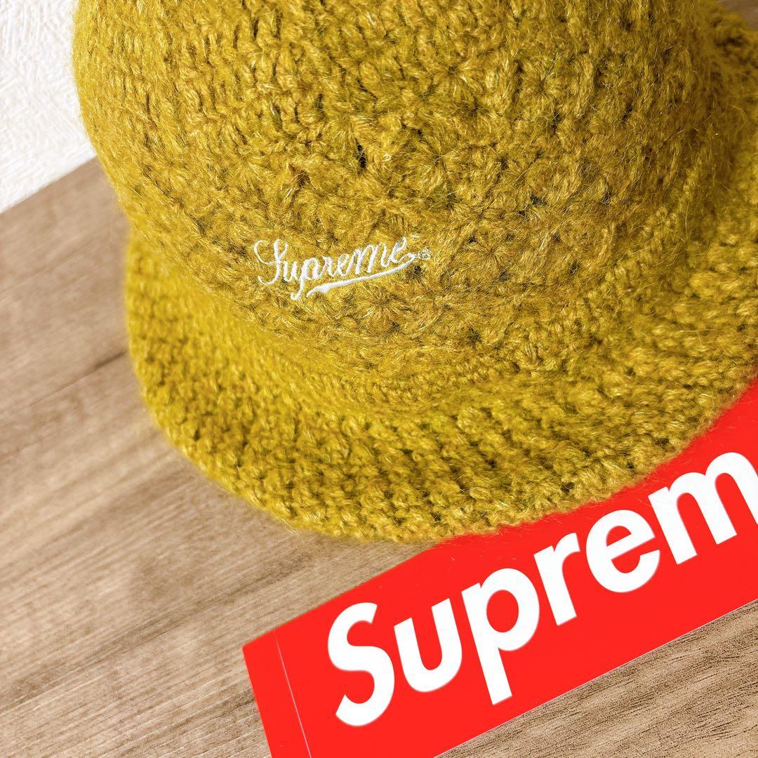 正規品　Supreme バケットハット　帽子 モヘア　ウール　ブラウン