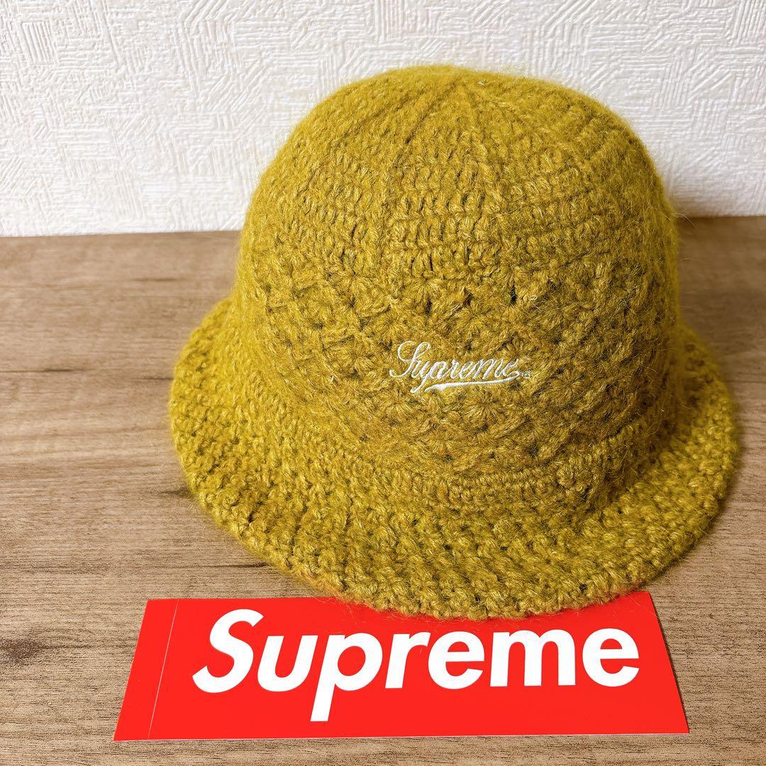 正規品　Supreme バケットハット　帽子 モヘア　ウール　ブラウン