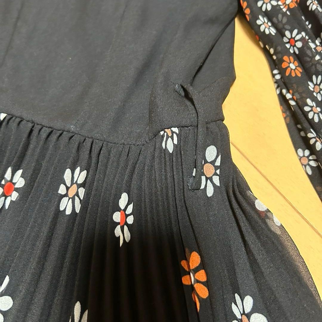 Zimmermannジマーマンロングワンピース　フラワープリントプリーツスカート