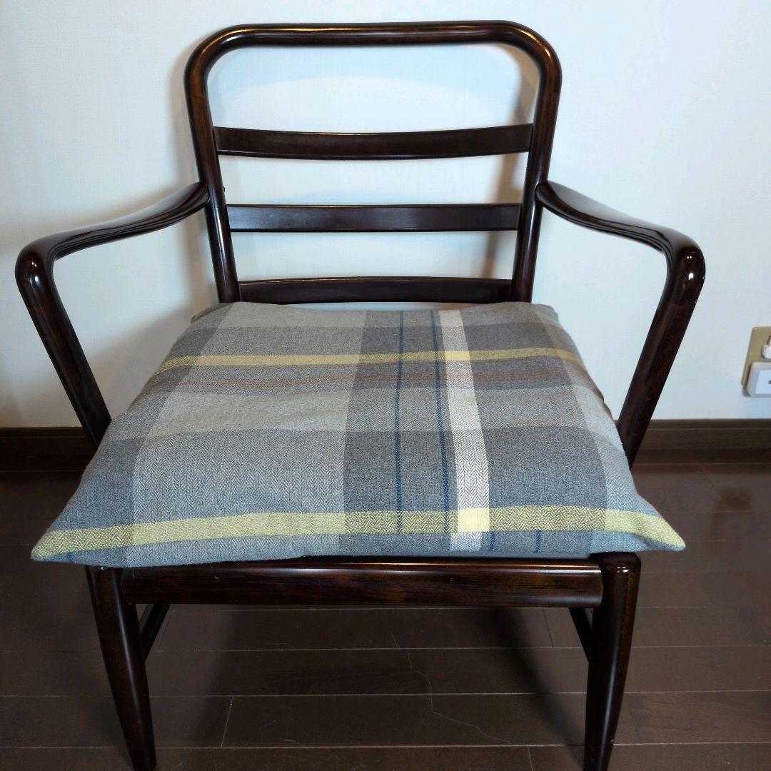 【希少】70-80's karimoku オールドカリモク チェア 曲木アーム