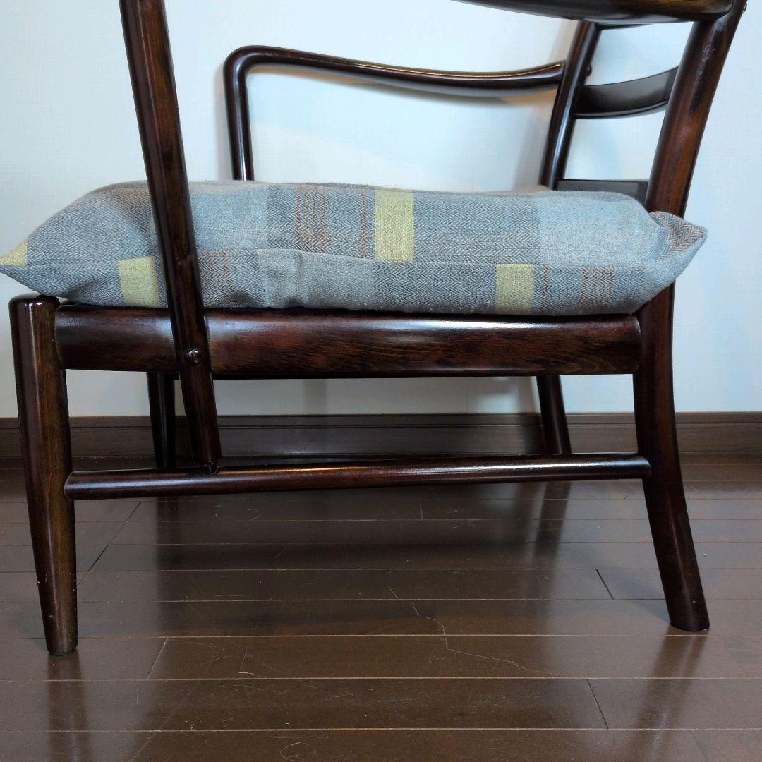 【希少】70-80's karimoku オールドカリモク チェア 曲木アーム