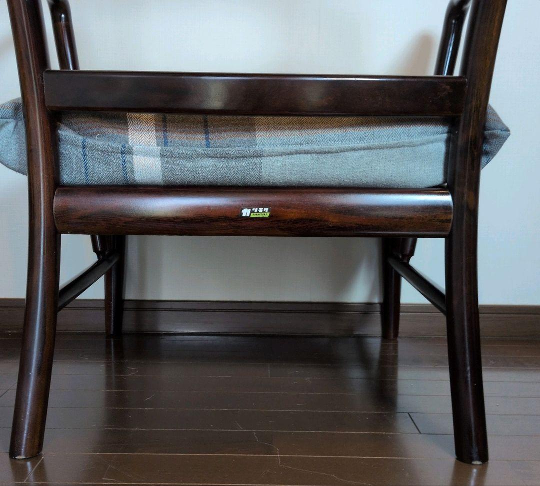 【希少】70-80's karimoku オールドカリモク チェア 曲木アーム