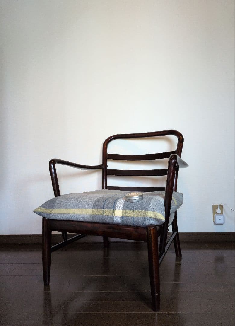 【希少】70-80's karimoku オールドカリモク チェア 曲木アーム