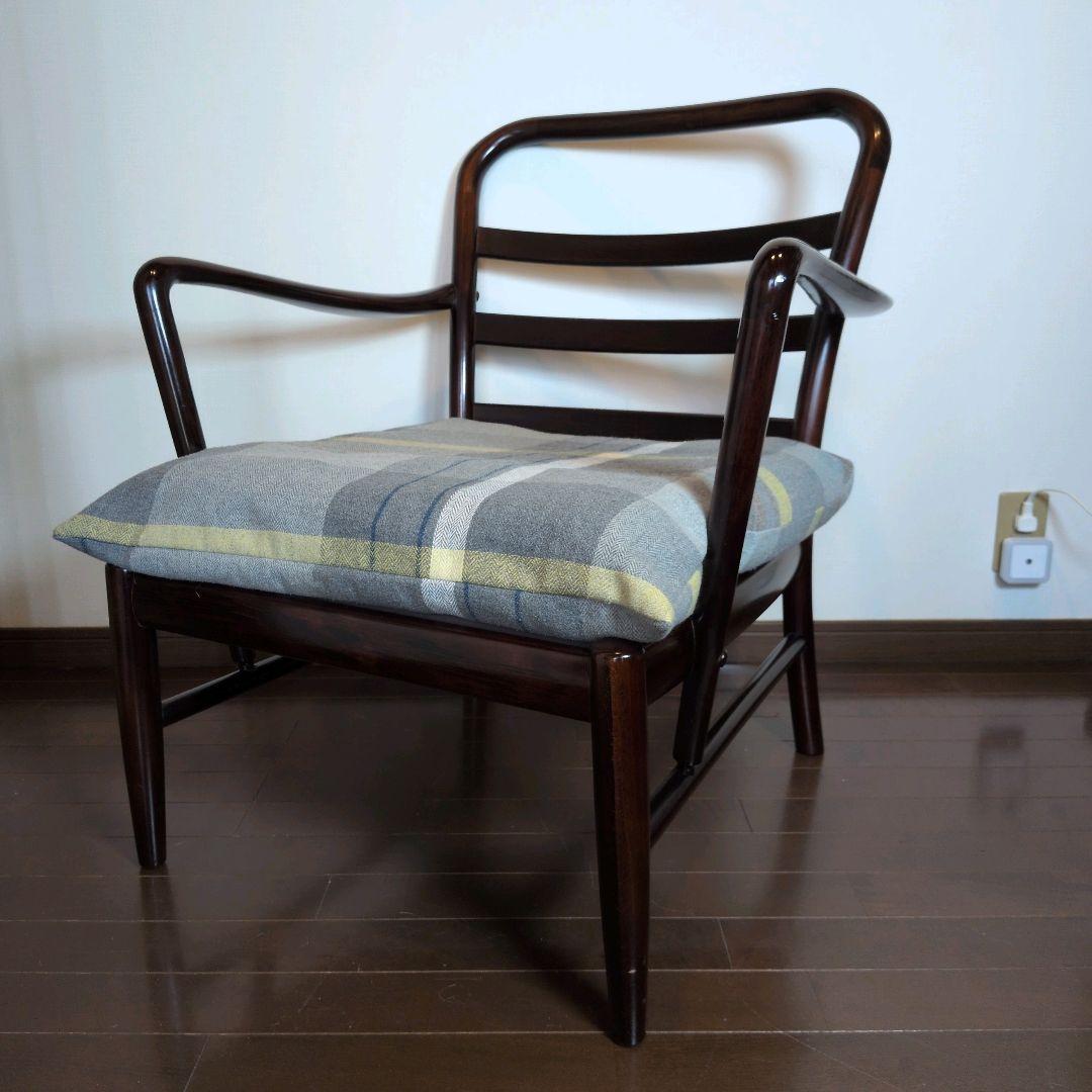 【希少】70-80's karimoku オールドカリモク チェア 曲木アーム