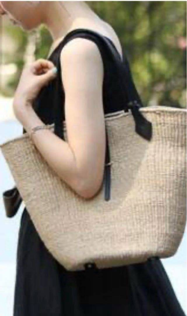 VIOLAd'ORO ヴィオラドーロ アバカトート かごバッグships