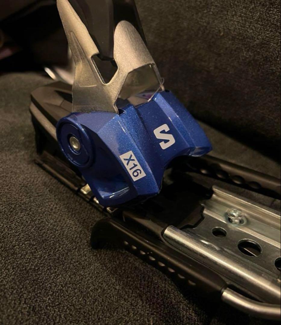 新品　SALOMON X16 スキー ビンディング 青色