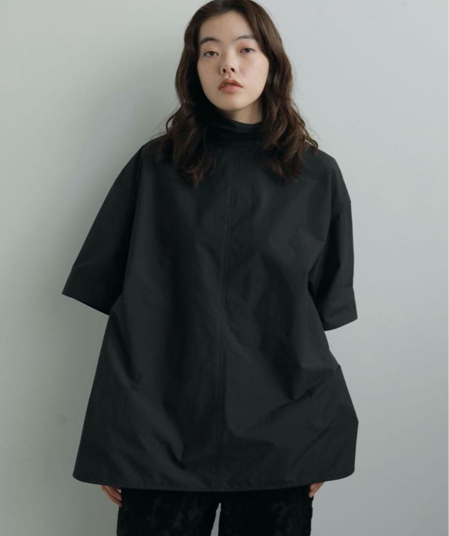 アンヌーク　anuke Highneck Over Blouse ブラック