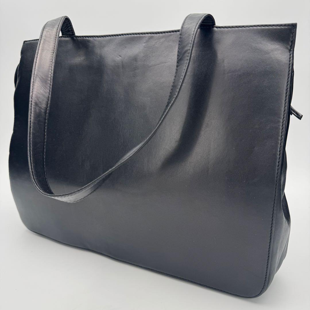 LOEWE ロエベ ナッパレザー トートバッグ ショルダーバッグ A4可 黒