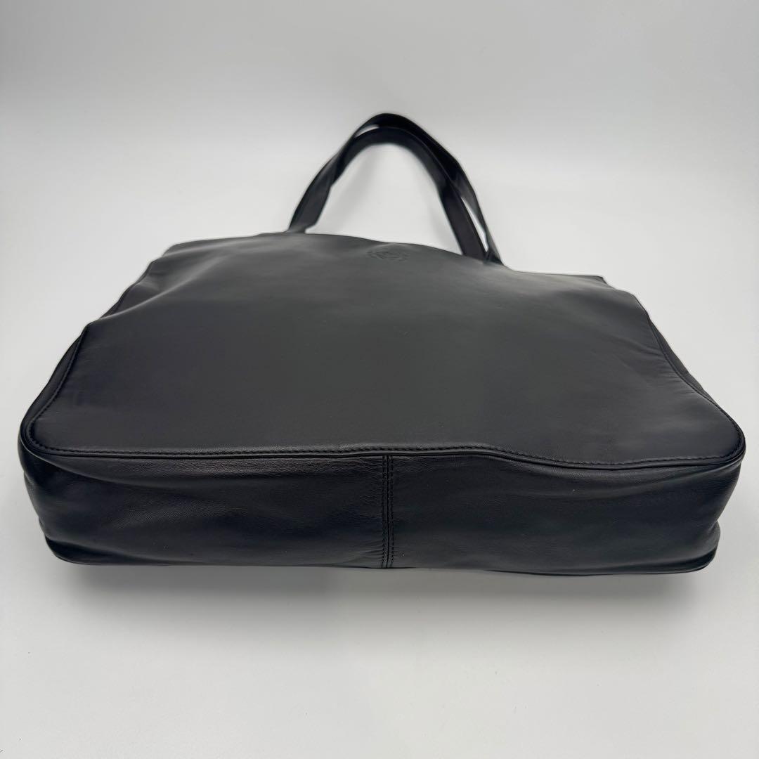 LOEWE ロエベ ナッパレザー トートバッグ ショルダーバッグ A4可 黒