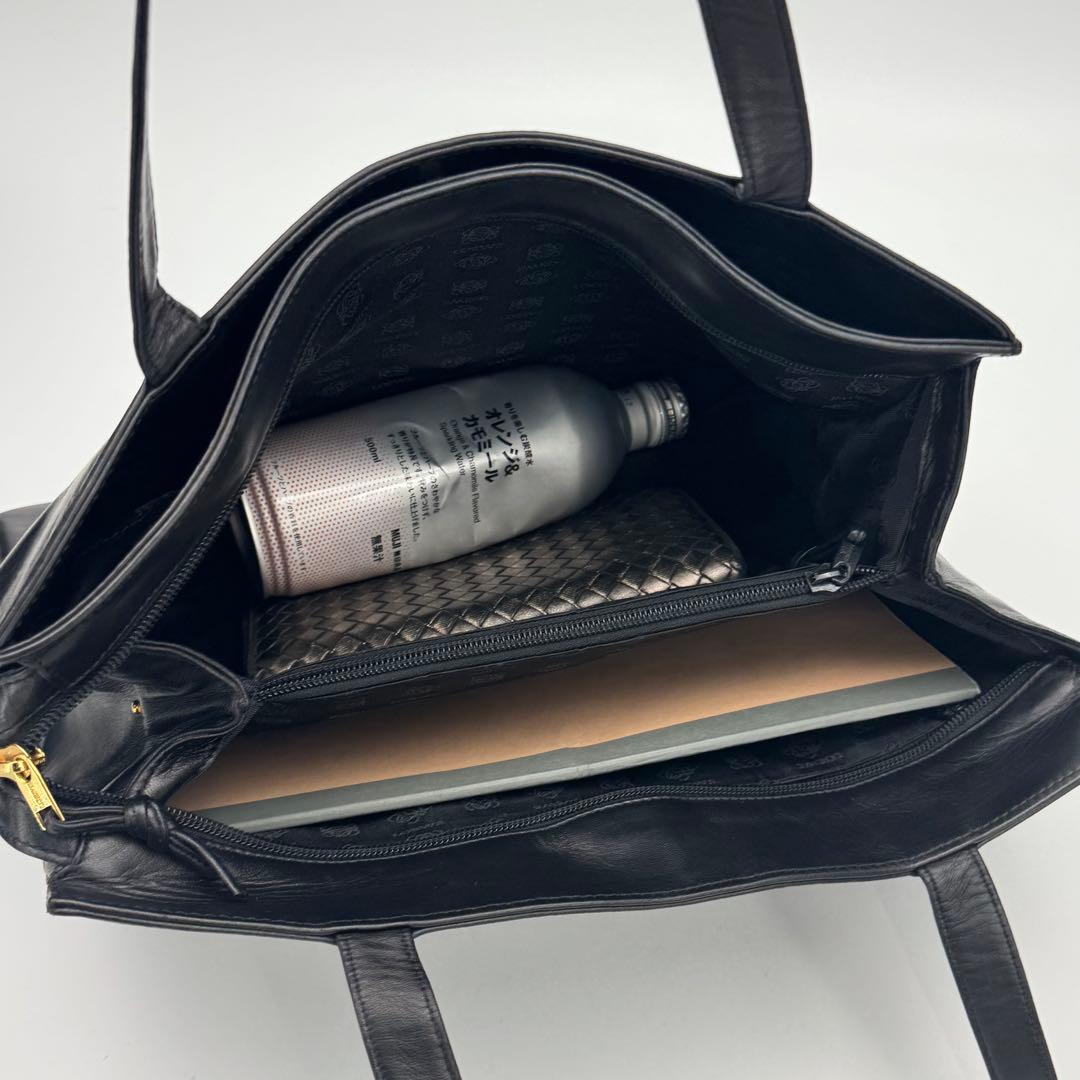 LOEWE ロエベ ナッパレザー トートバッグ ショルダーバッグ A4可 黒