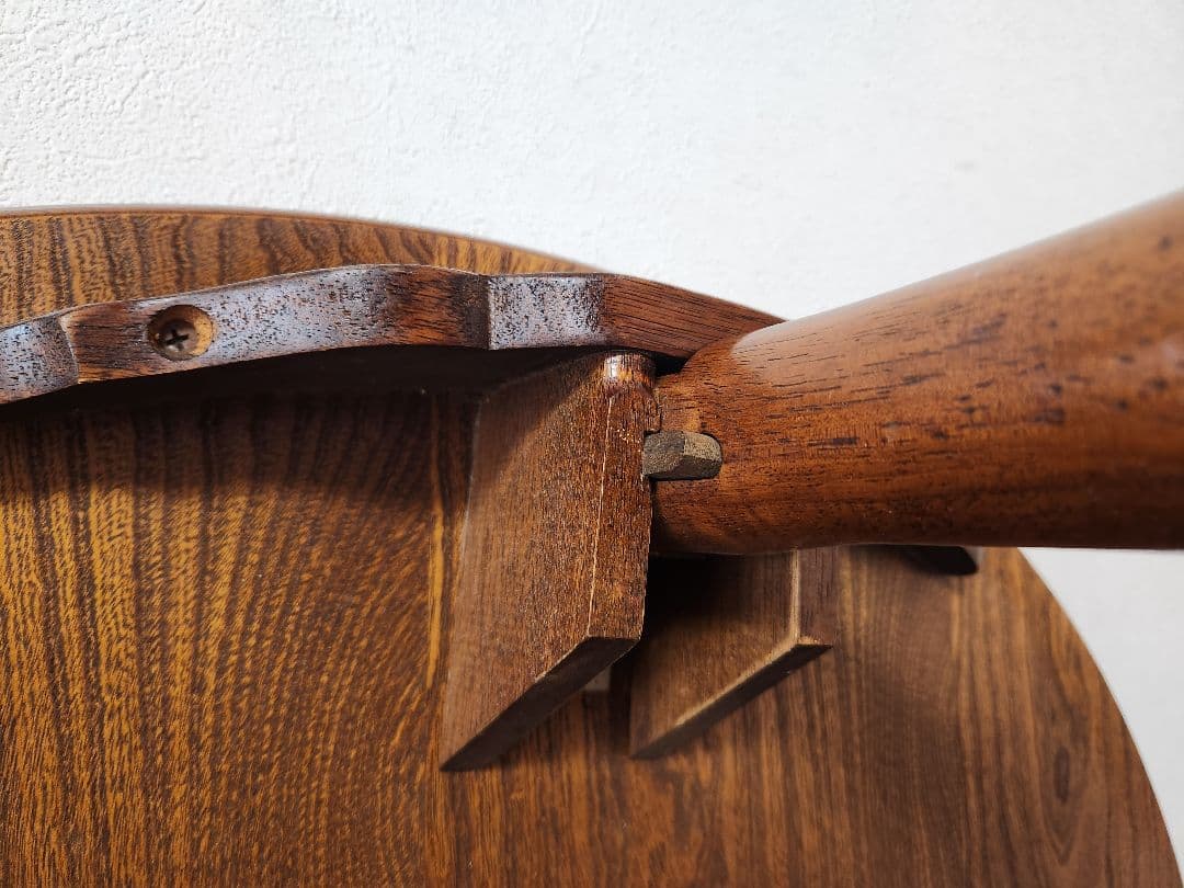 木製 円形座卓 ちゃぶ台古道具古民家古民具アンティークヴィンテージ