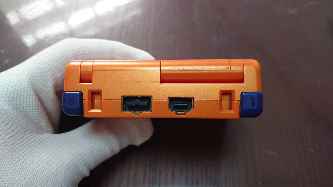 【限定品GAMEBOY ADVANCE SP ナルトオレンジ 本体(ジャンク品)