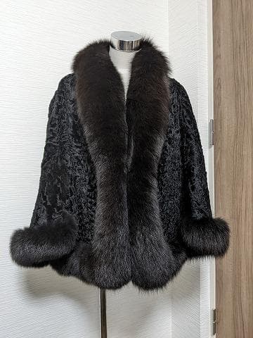 チェリーさま専用　2点まとめて　A810 　A545　毛皮ショール　ポンチョ