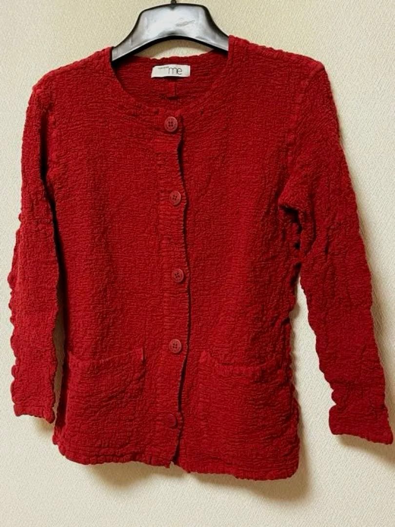 ISSEI MIYAKE me ノーカラージャケット　長袖