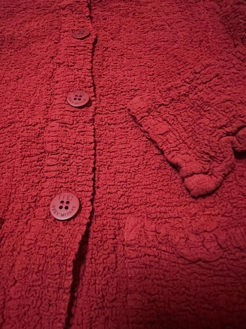 ISSEI MIYAKE me ノーカラージャケット　長袖