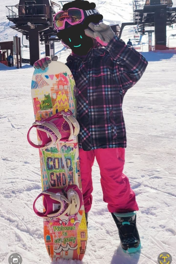 スノーボード3点セット+ウェア+ゴーグル+グローブ キッズ ジュニア 子供用