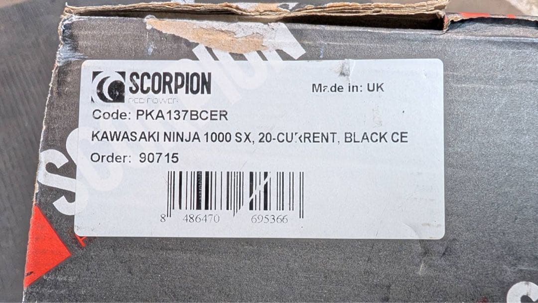 SCORPION スリップオンマフラー
