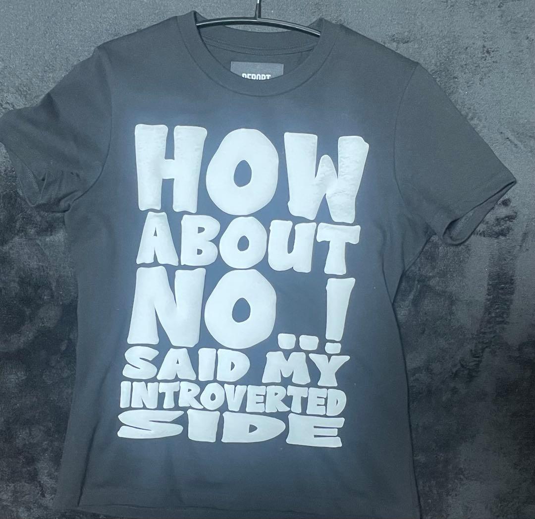 xenoreport Tシャツ HOW ABOUT NO TEE 黒 ブラック