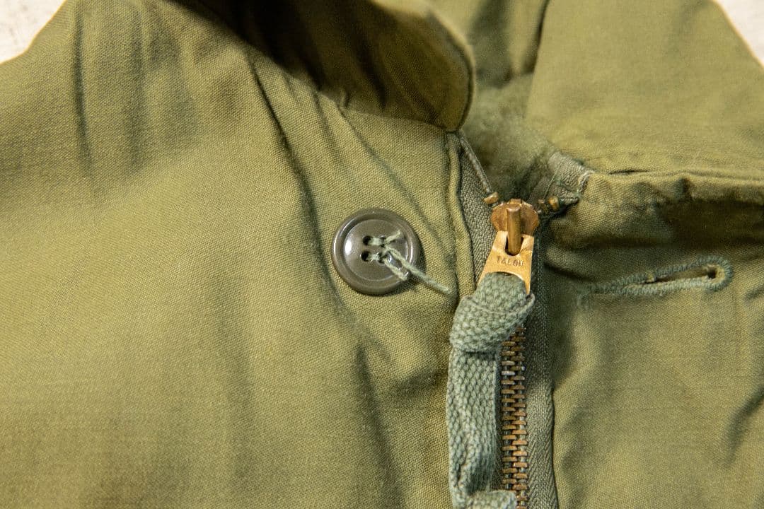 70s US NAVY A-2 デッキジャケット TALONジップ