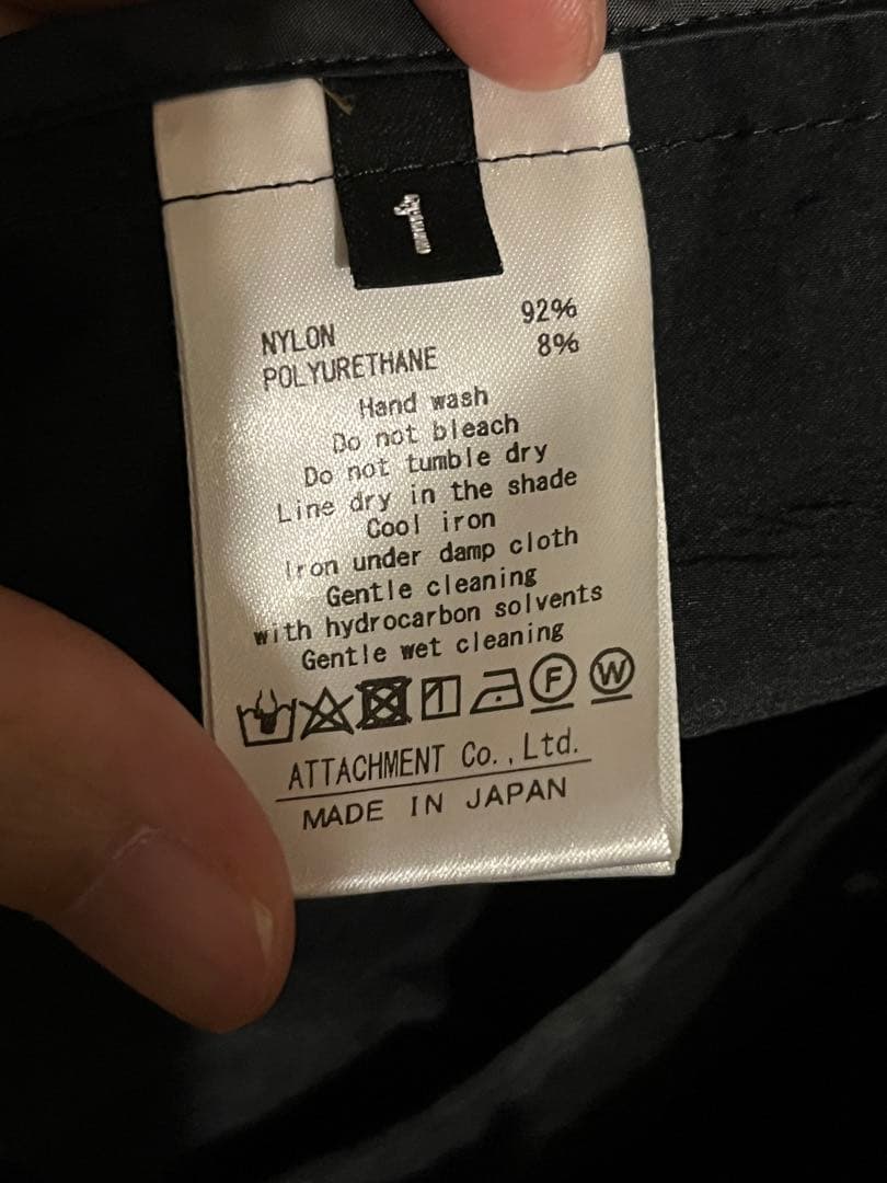KAZUYUKI KUMAGAI ナイロンタフタ　ジャケットパンツセットアップ