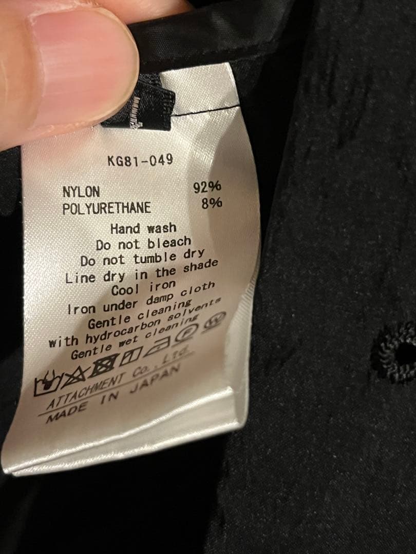 KAZUYUKI KUMAGAI ナイロンタフタ　ジャケットパンツセットアップ