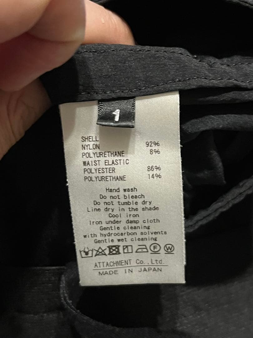 KAZUYUKI KUMAGAI ナイロンタフタ　ジャケットパンツセットアップ