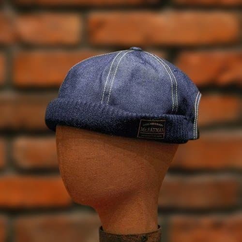 ミスターファットマン　フィッシャーマンキャップ　デニム　Ｌサイズ６０ｃｍ位