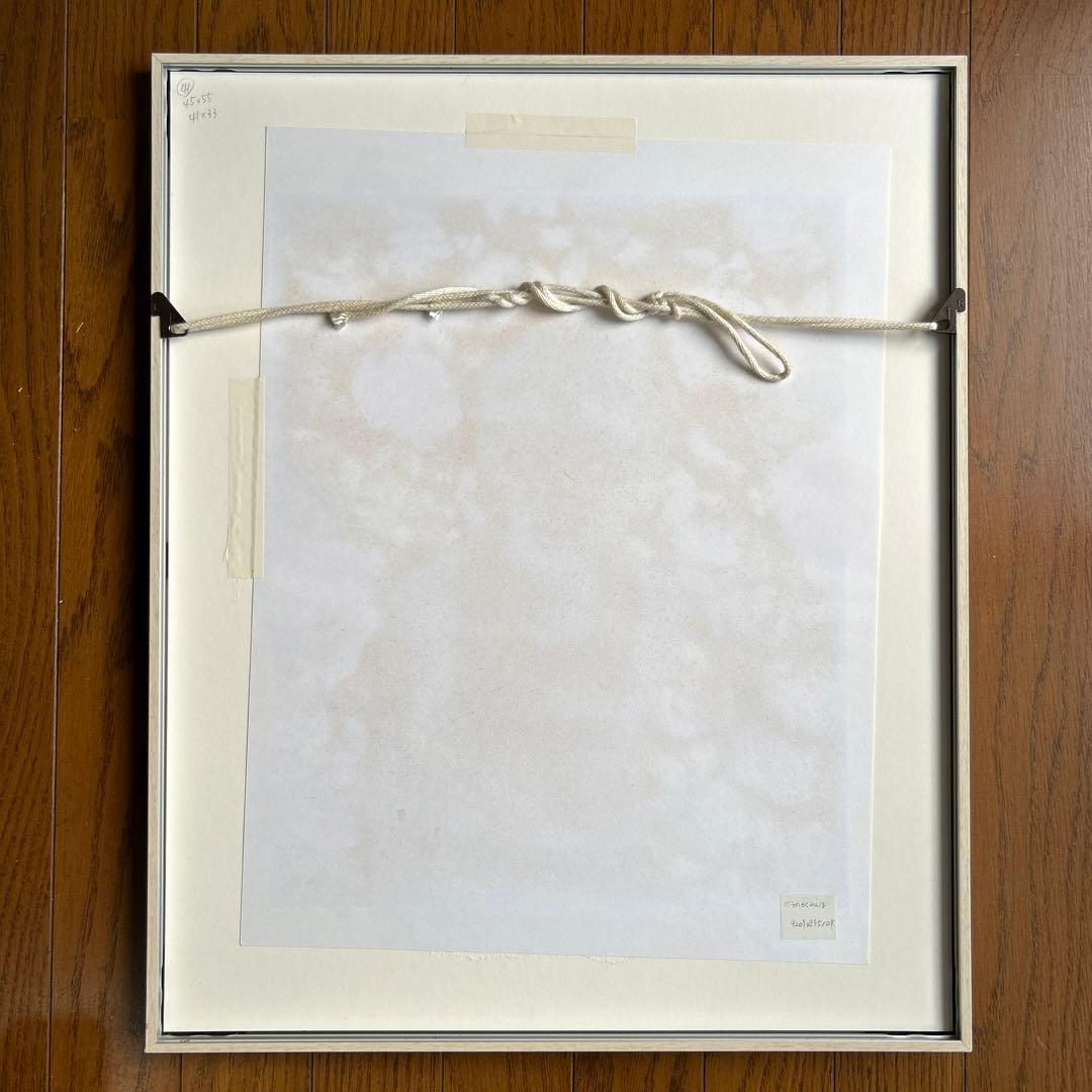 絵画　水彩画　原画　少女　おおた慶文　「バラのかくれんぼ」