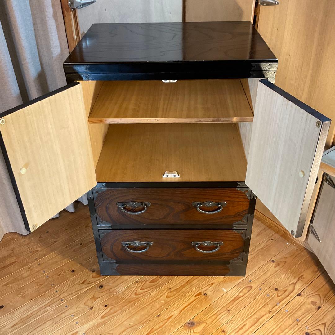 アンテーク調 和たんす 整理タンス 開き戸タンス 民芸箪笥 民芸家具 和風