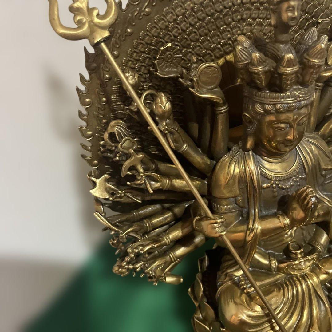 金属　千手観音