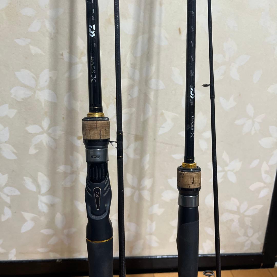 バス釣り引退セット　BASS X スピニング642MLS　ベイト672MHB